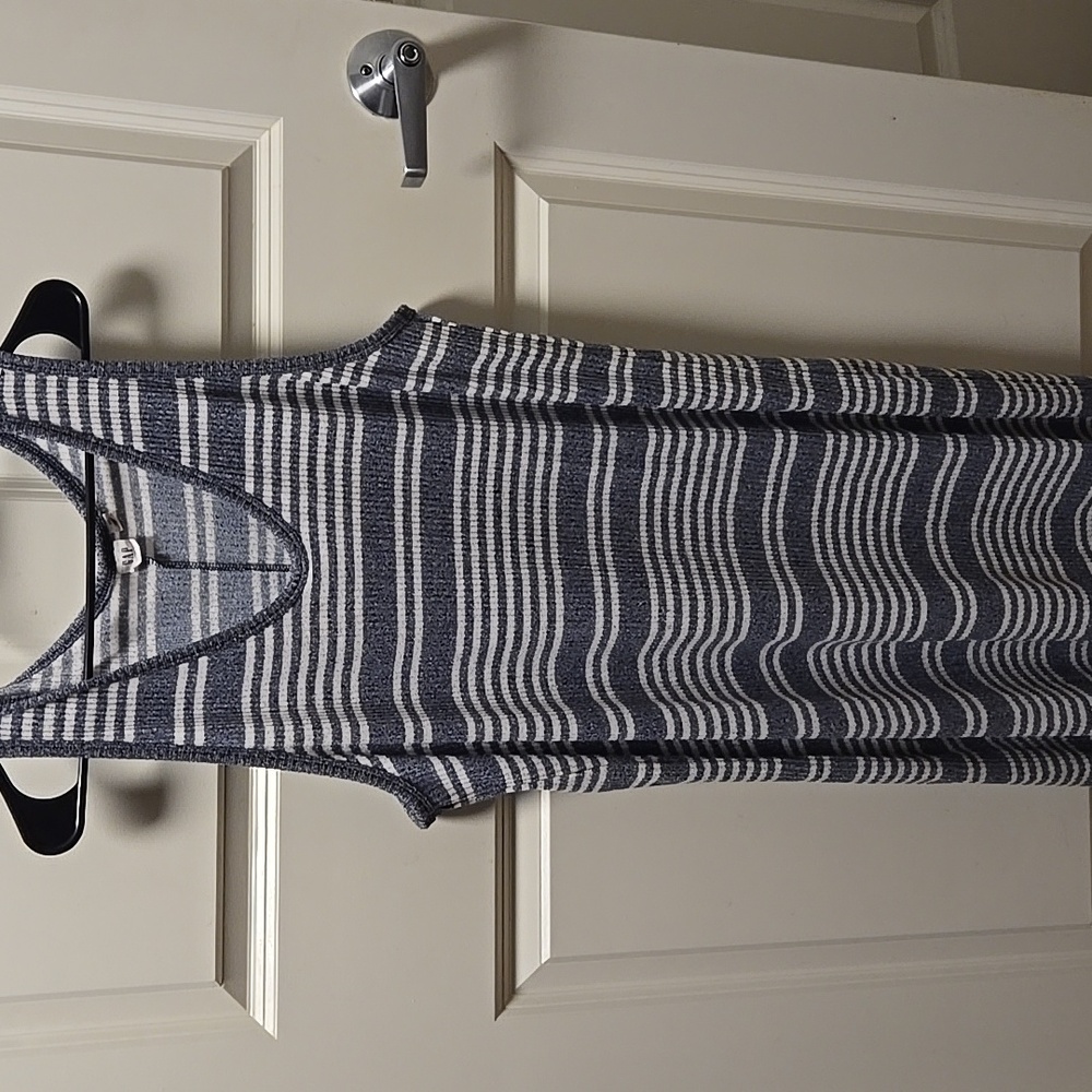 Navy sweater like sundress